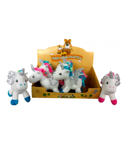 EXPOSITOR CON 8 PELUCHES UNICORNIO