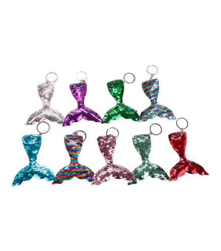 OFERTA! LOTE DE 78 LLAVEROS COLA MERMAID LENTEJUELAS