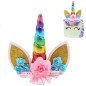 CAKE TOPPER UNICORNIO ARCOIRIS DECORACIÓN TARTAS CAKE TOPPER UNICORNIO ARCOIRIS DECORACIÓN TARTAS
