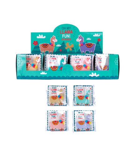 BORRADOR POMPON "LLAMAS"