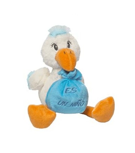 PELUCHE CIGÜEÑA "ES UN NIÑO"