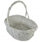 CESTA BLANCA DE MIMBRE