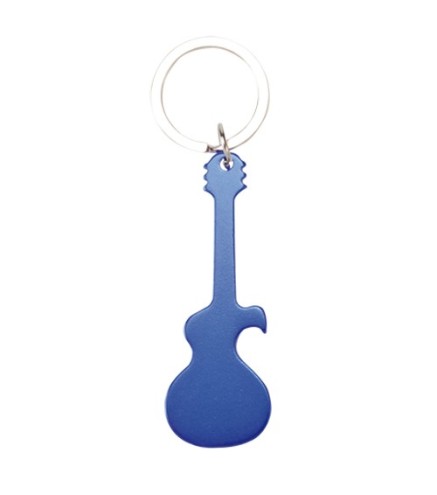LLAVERO GUITARRA ABREBOTELLAS AZUL