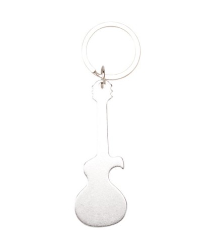 LLAVERO GUITARRA ABREBOTELLAS PLATA