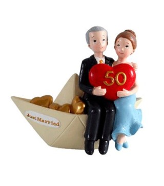 FIGURA PASTEL 50 ANIVERSARIO BARCO