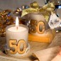 VELA BODA 50 ANIVERSARIO EN CAJA REGALO VELA BODA 50 ANIVERSARIO EN CAJA REGALO