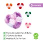 6 FLORES DE JABON PRESENTADAS EN ESTUCHE CORAZON 6 FLORES DE JABON PRESENTADAS EN ESTUCHE CORAZON