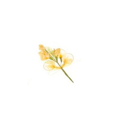 RAMILLETE DE TELA LIRIO AMARILLO