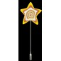 ALFILER DE NOVIA ESTRELLA PASTA AMARILLO ALFILER DE NOVIA ESTRELLA PASTA AMARILLO