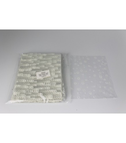 LOTE 100 BOLSAS CELOFAN FLORES 9,5 X 12 CM