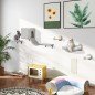 Juego de Escalada para Gatos de Pared de 6 Piezas con Condominio Plataforma Hamaca Escaleras y Tabla de Rascar Gris Juego de Escalada para Gatos de Pared de 6 Piezas con Condominio Plataforma Hamaca Escaleras y Tabla de Rascar Gris