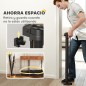 Barrera de Seguridad para Perros Retráctil con Interruptor de Cierre para Puertas Escaleras Pasillos 142x10x87 cm Negro
