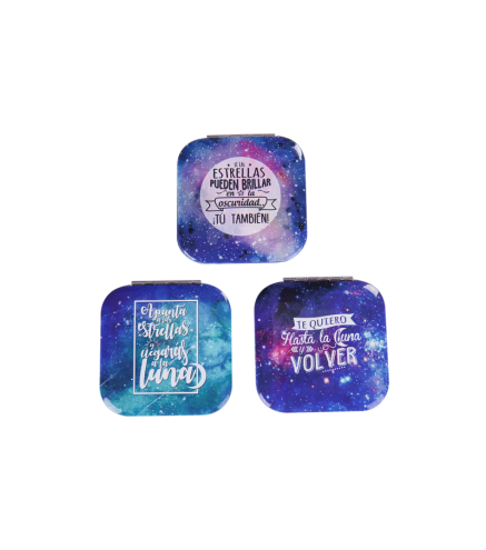 OFERTA! LOTE DE 500 ESPEJOS DOBLE "UNIVERSO"