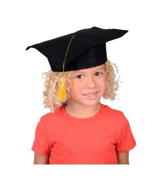 BIRRETE GRADUACIÓN ELÁSTICO TALLA NIÑOS