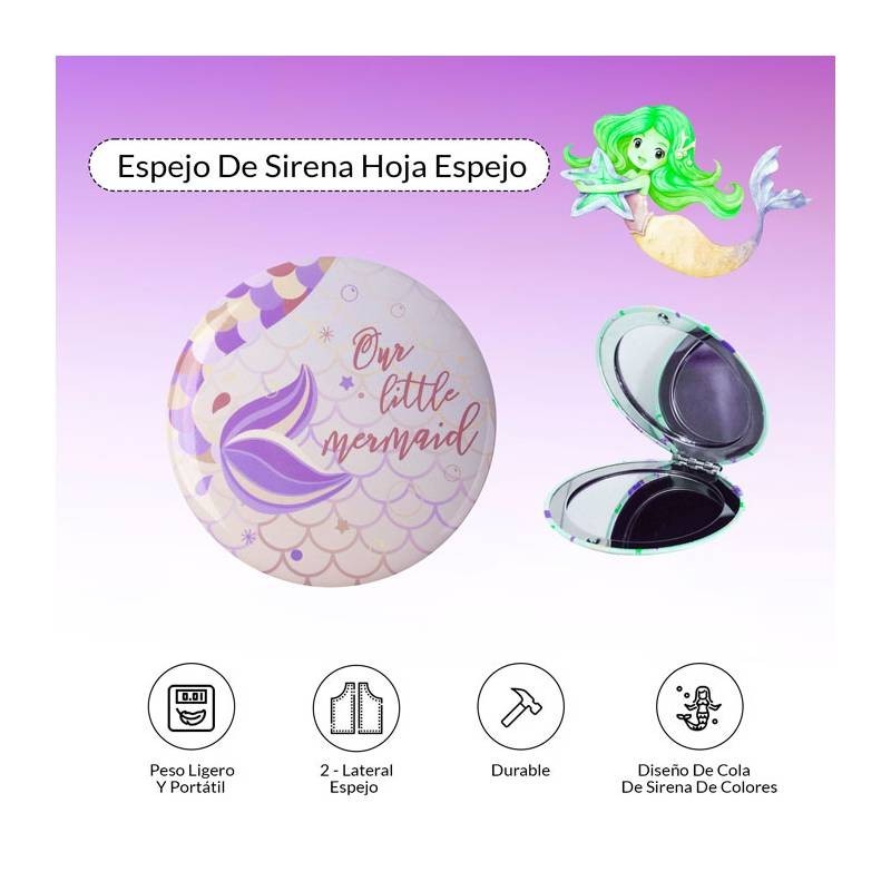 OFERTA! LOTE DE 500 ESPEJO CHAPA SIRENITA MERMAID OFERTA! LOTE DE 500 ESPEJO CHAPA SIRENITA MERMAID