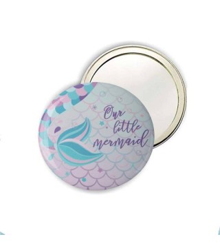 OFERTA! LOTE DE 500 ESPEJO CHAPA SIRENITA MERMAID