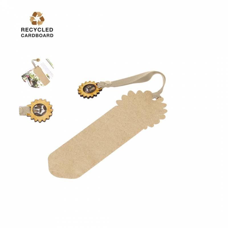 MARCAPÁGINAS EN CARTÓN RECICLADO CON SEMILLAS MARCAPÁGINAS EN CARTÓN RECICLADO CON SEMILLAS