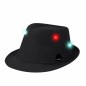 SOMBRERO CON LUCES LED FIESTA NEGRO