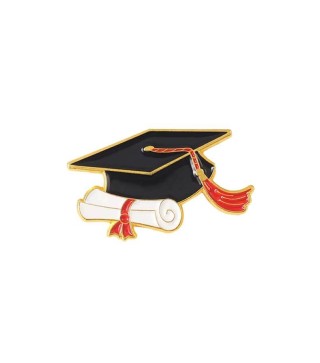 PIN GRADUACIÓN BIRRETE + DIPLOMA ROJO - Regalos Graduaciones