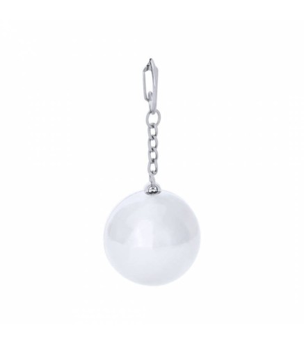 LLAVERO BÁLSAMO LABIAL REDONDO PLATA