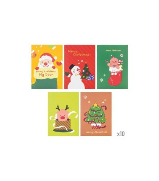 SET DE 10 LIBRETAS NAVIDEÑAS NAVIDAD