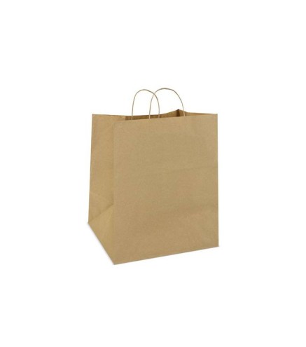 Caja de 150 Bolsas de Papel Kraft para Tiendas 46 x 16 x 49 CM