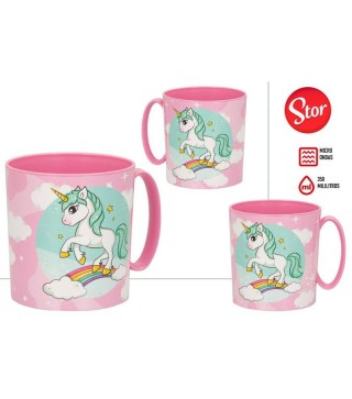 TAZA UNICORNIO APTA MICROONDAS 350ML