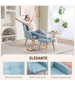 Sillón con Reposapiés