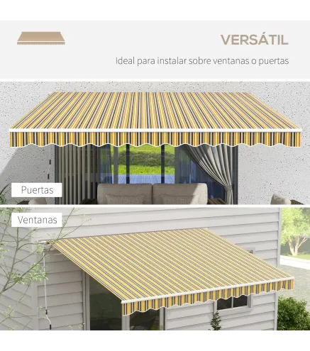 Toldo Manual Retráctil