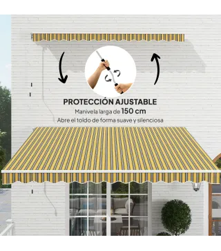 Toldo Manual Retráctil