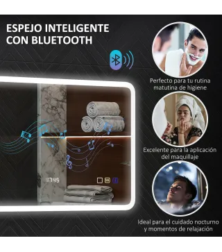 Espejo de Baño con Luz LED
