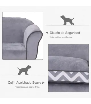Sofá para Mascotas con Patas