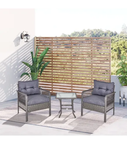 Conjunto de Muebles de Ratán
