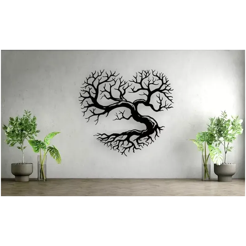Decoración de pared del árbol del corazón
