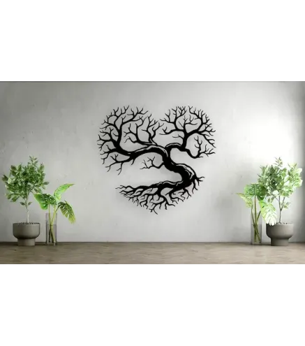 Decoración de pared del árbol del corazón