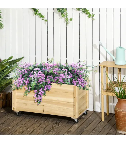 Jardinera con Ruedas