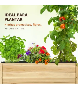Jardinera con Ruedas
