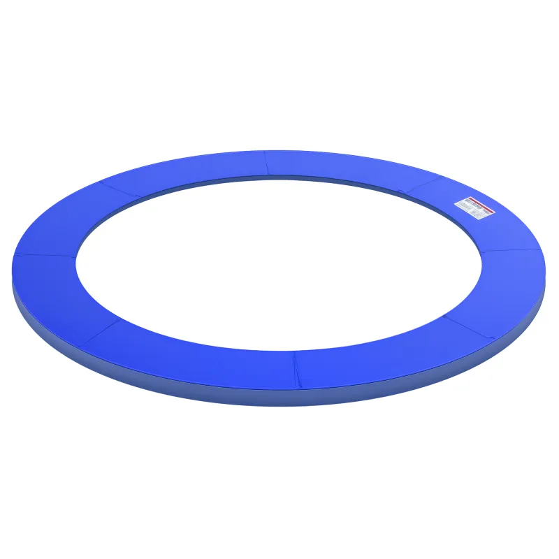 Cubierta de Protección Acolchada para Cama Elástica Borde de Seguridad para Trampolines con Diámetro Ø244 cm Azul