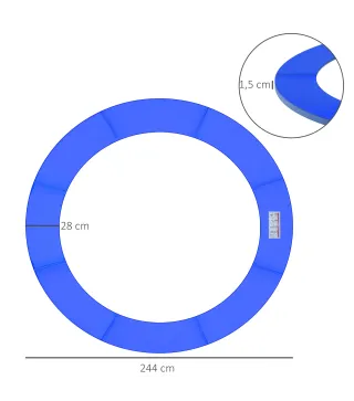 Cojín Borde para Cama Elástica