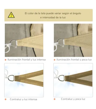 Toldo Vela Triangular