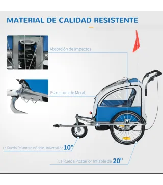 Remolque Infantil para Bicicleta