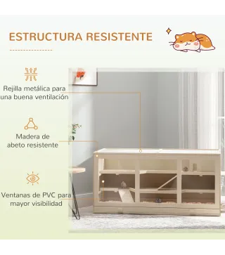 Jaula Madera para Hámster