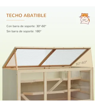 Jaula Madera para Hámster