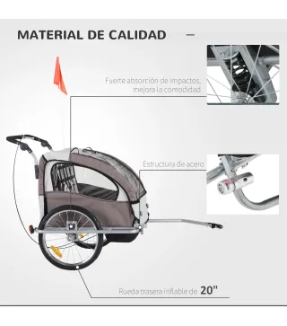 Remolque Infantil de Bicicleta