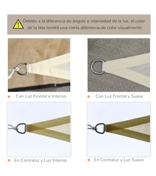 Toldo Vela Triangular