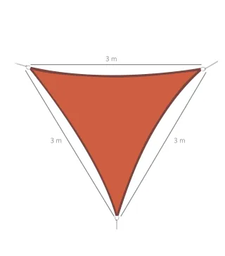 Toldo Vela Triangular