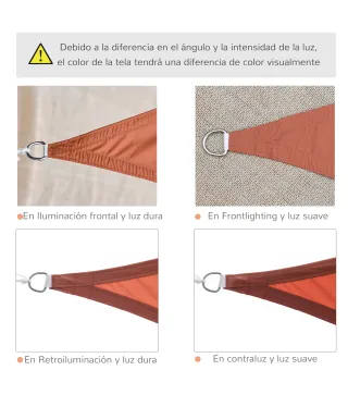 Toldo Vela Triangular