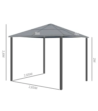 Carpa Cenador para Jardín