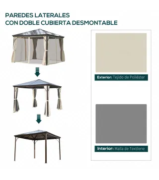 Carpa Cenador para Jardín