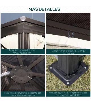 Carpa Cenador para Jardín